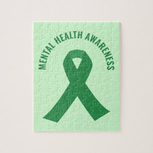 Puzzle Sensibilisation à la santé mentale Ribbon vert