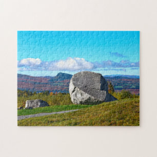 Puzzle Sentinel Rock, Lac Willoughby, Vermont