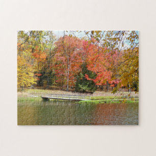 Puzzle Sept sources Pont d'automne III Paysage d'automne