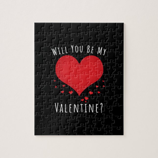 Puzzle Seras-tu ma valentine ? (Vertical)