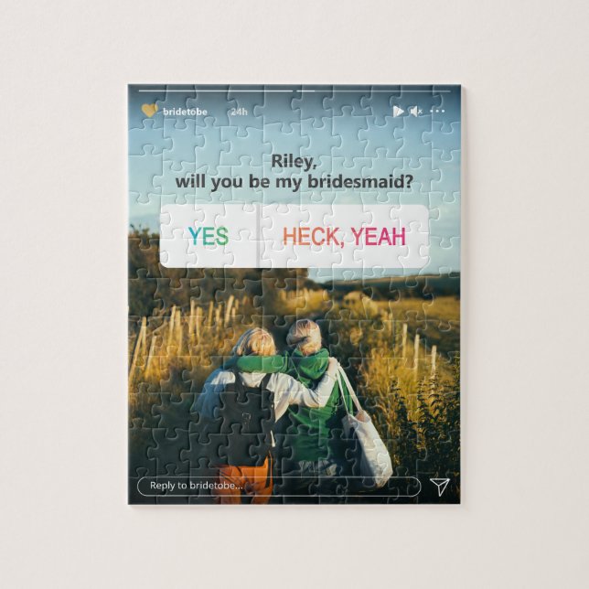 Puzzle Serez-Vous Ma Proposition De Servante D'Épouse Pho (Vertical)