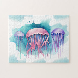 Puzzle - Série Aquarelle : Prolifération de méduse