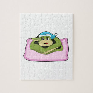 Puzzle Serpent au coucher avec casquette