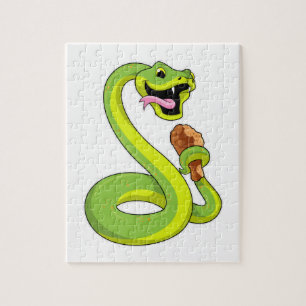Puzzle Serpent au poulet