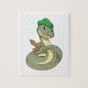Puzzle Serpent avec épée