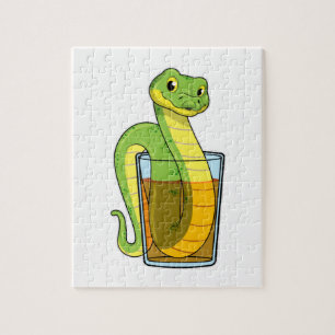 Puzzle Serpent avec jus