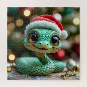 Puzzle Serpent de Noël