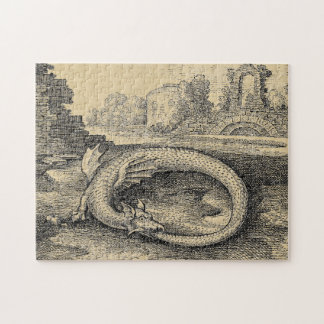 Puzzle Serpent Dragon Ouroboros