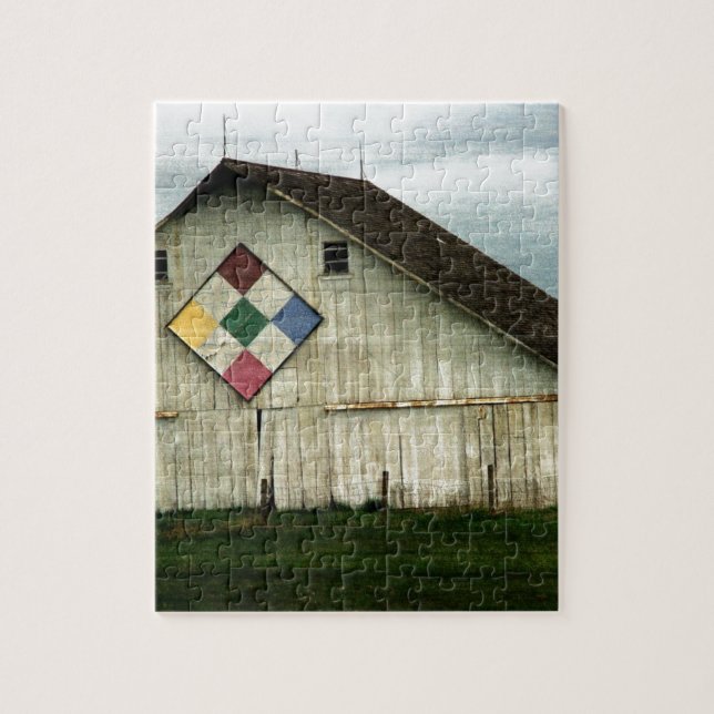 Puzzle Seulement Des Souvenirs, Une Grange Qui Était (Vertical)