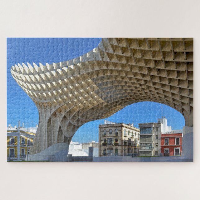 Puzzle Séville Metropol Parasol Structure des champignons (Horizontal)