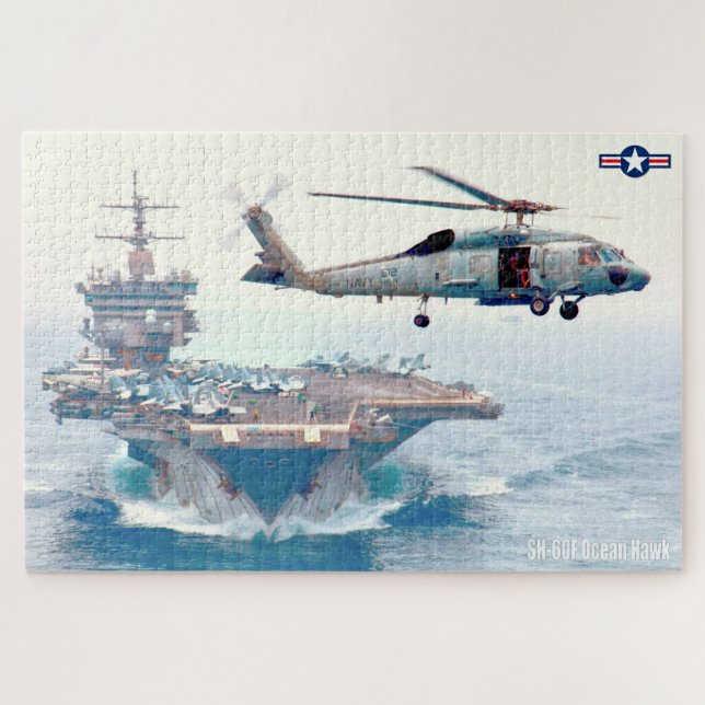 Puzzle SH-60F OCEAN HAWK (20x30 POUCES) (Horizontal)