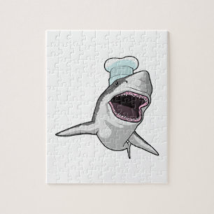 Puzzle Shark as Cook