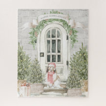 Sheltie Porte avant Noël