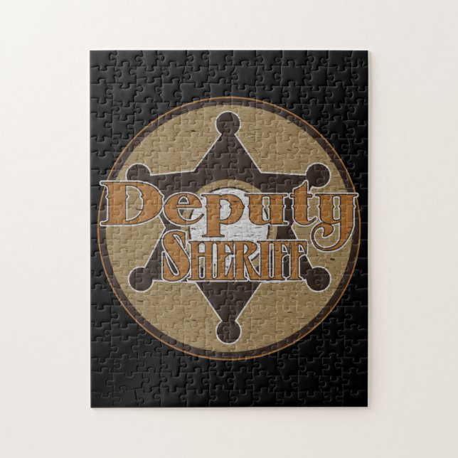 Puzzle Shérif adjoint vintage (Vertical)