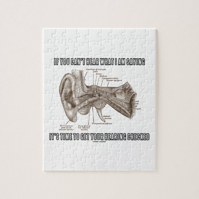 Puzzle Si vous ne pouvez pas entendre ce que je dis (Vertical)