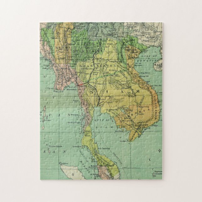 Puzzle Siam Asie ancienne (Vertical)