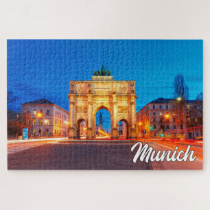 Puzzle Siegestor, Munich, Allemagne