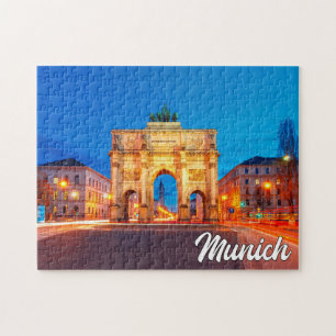 Puzzle Siegestor, Munich, Allemagne