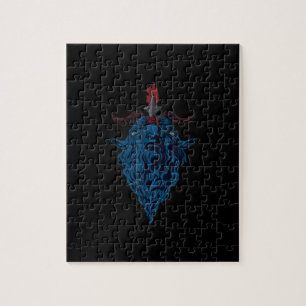 Puzzle Sigil Of Baphomet Goat Of Mendes Satan Dark Goth