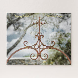 Puzzle Signal de foi, Mission Espada, San Antonio, Texas