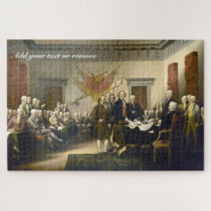 Puzzle Signature de la Déclaration d'indépendance,