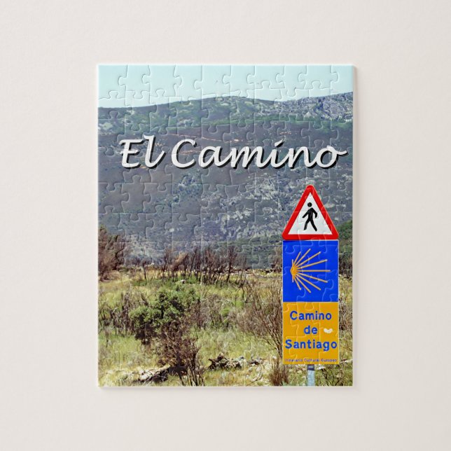 Puzzle Signe d'EL Camino De Santiago (légende) (Vertical)