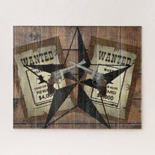 Puzzle SIGNE Recherché Rustique Texas Star Western Double