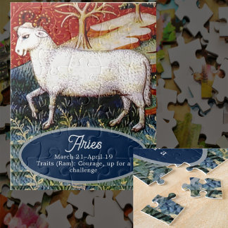 Puzzle Signe Zodiac Bélier le bélier fête d'anniversaire