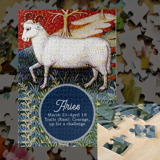Puzzle Signe Zodiac Bélier le bélier fête d'anniversaire (Créateur téléchargé)
