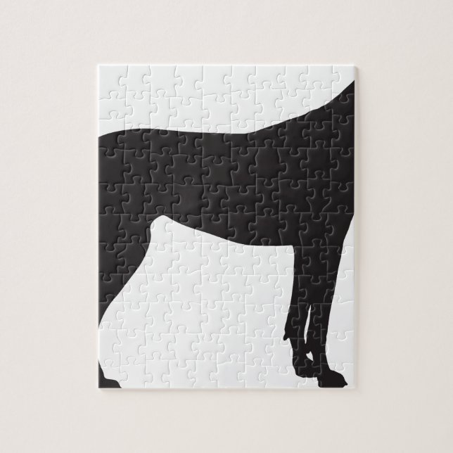 Puzzle Silhouette de great dane (Vertical)