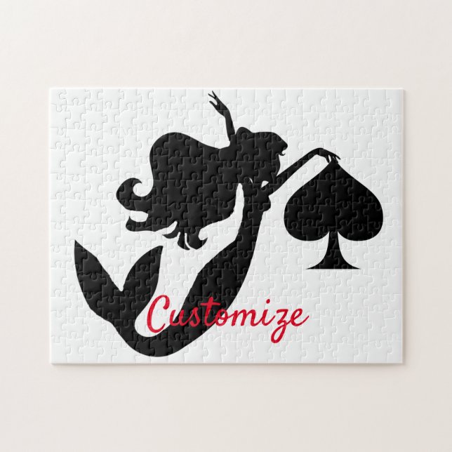 Puzzle Silhouette de sirène noire Thunder_Cove (Horizontal)