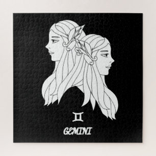 Puzzle Silhouette Gemini