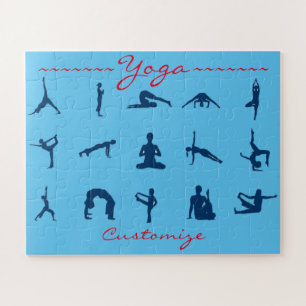 Puzzle Silhouette Yoga Pose Thunder_Cove