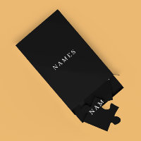 Simple Black Custom Ajouter Votre Nom Élégant