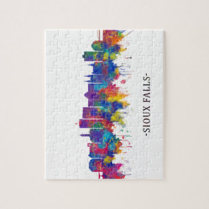 Puzzle Sioux Falls South Dakota Skyline