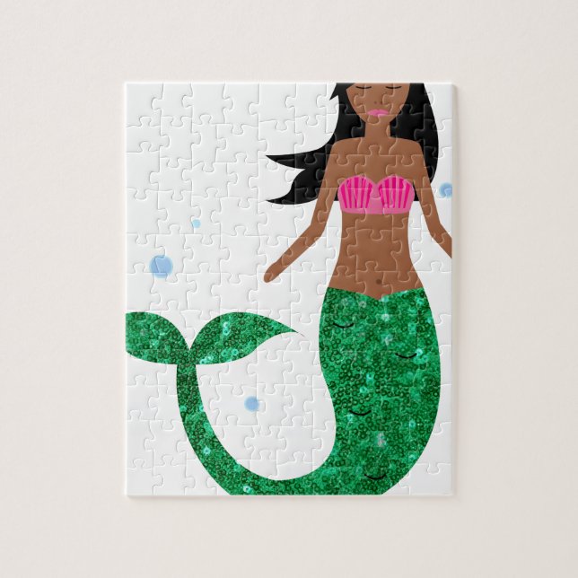 Puzzle sirène américaine africaine (Vertical)