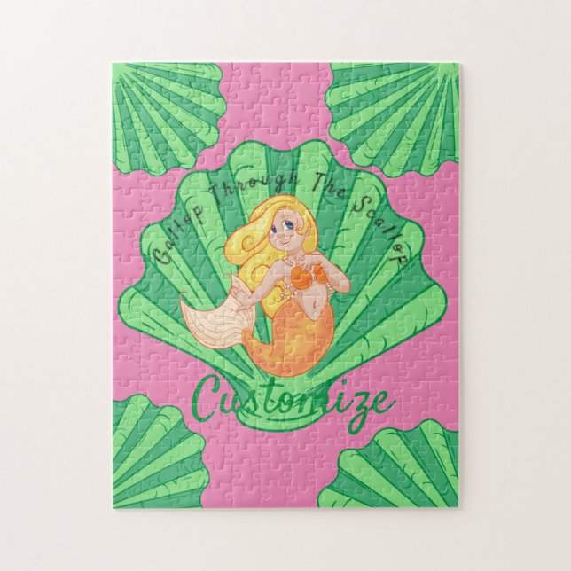 Puzzle Sirène de coquille de saint Jacques Thunder_Cove (Vertical)