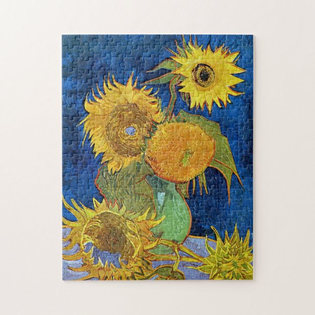 Puzzle Six tournesols, Van Gogh (Vertical)