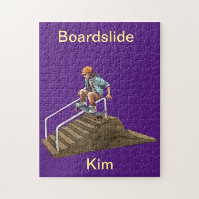 Puzzle skate board (Vertical)