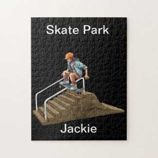 Puzzle skate board