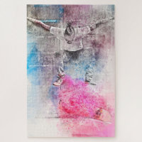 Skateboard Kickflip Peinture