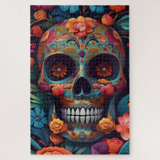Puzzle Skeleton Art Muerto Fest Dio Los Muertos Récents