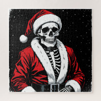 Puzzle Skeleton Santa
