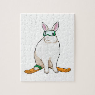 Puzzle Ski Bunny Skier