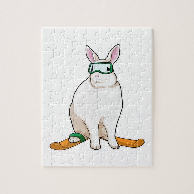 Puzzle Ski Bunny Skier (Vertical)