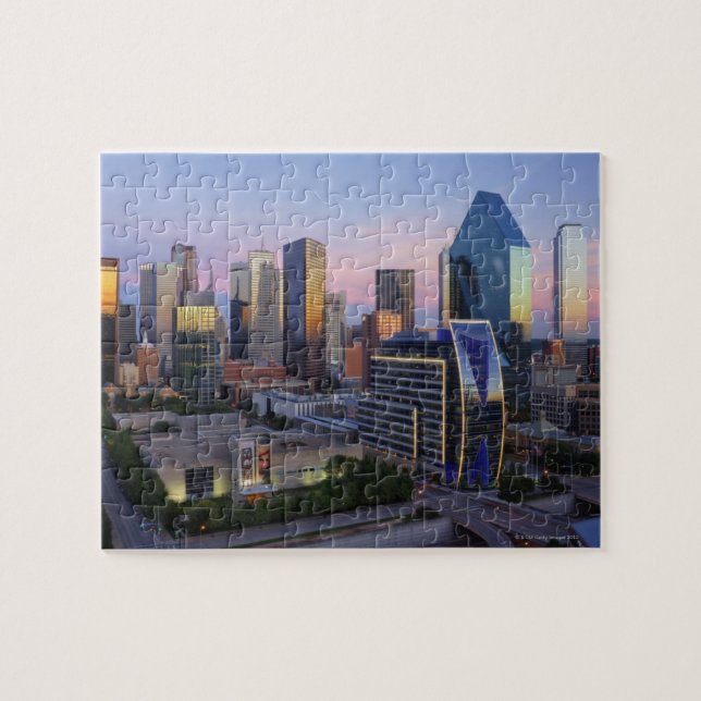Puzzle Skyline de Dallas (Horizontal)