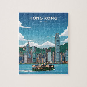 Puzzle Skyline de Hong Kong