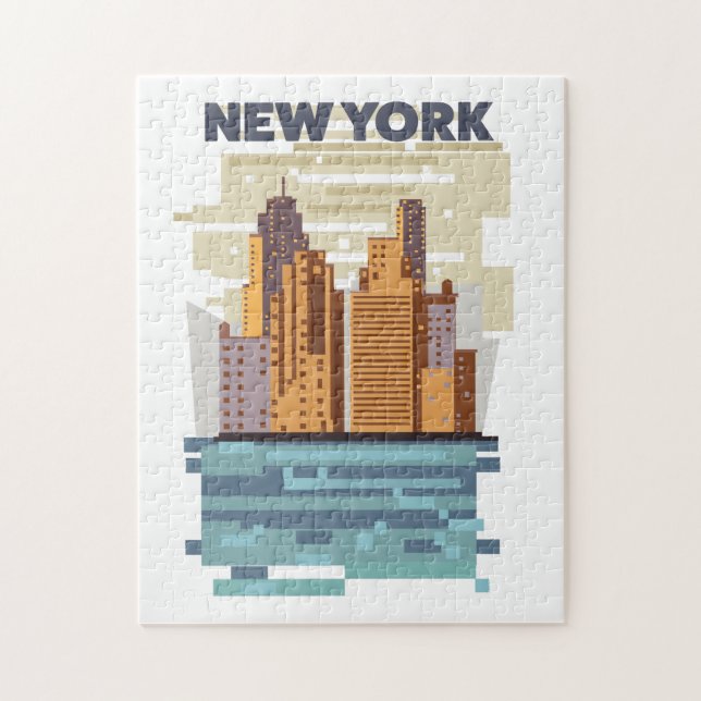 Puzzle Skyline de New York (Vertical)