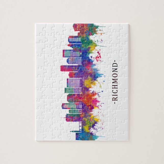 Puzzle Skyline de Richmond (Vertical)