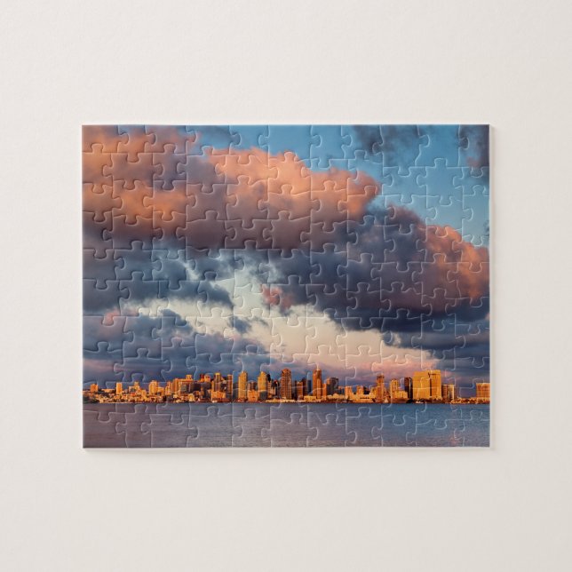 Puzzle Skyline de San Diego Bay City (Horizontal)